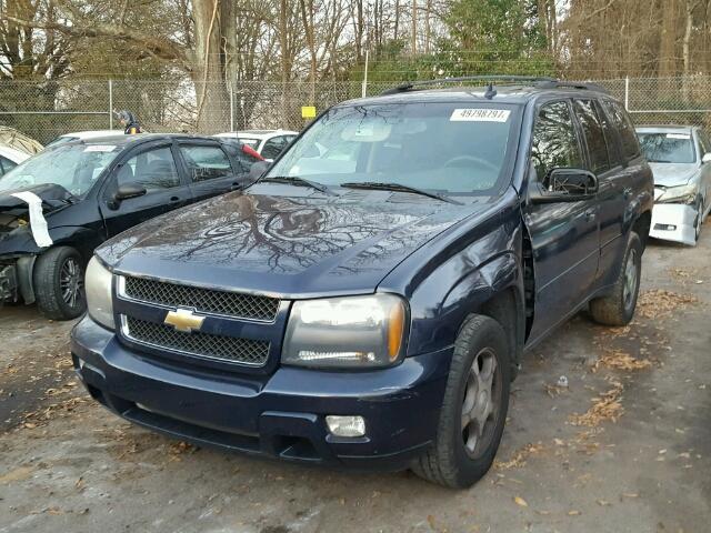 1GNDS13SX82115016 - 2008 CHEVROLET TRAILBLAZE BLUE photo 2