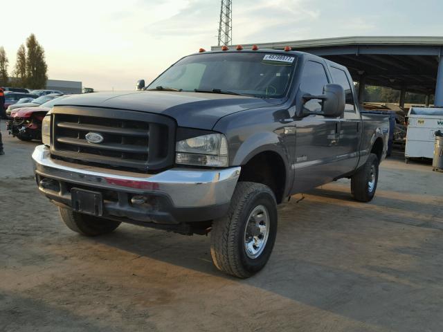 1FTNW21P84EB26966 - 2004 FORD F250 SUPER GRAY photo 2