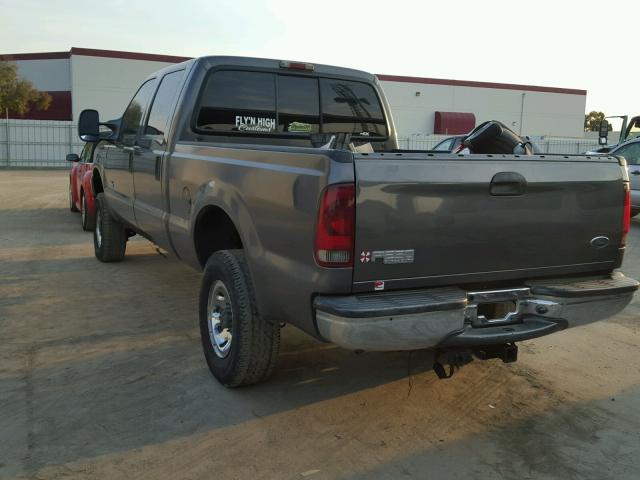 1FTNW21P84EB26966 - 2004 FORD F250 SUPER GRAY photo 3