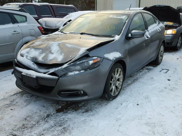 1C3CDFBA6DD338998 - 2013 DODGE DART SXT GRAY photo 2