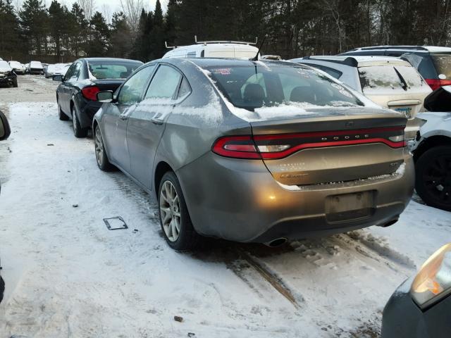 1C3CDFBA6DD338998 - 2013 DODGE DART SXT GRAY photo 3