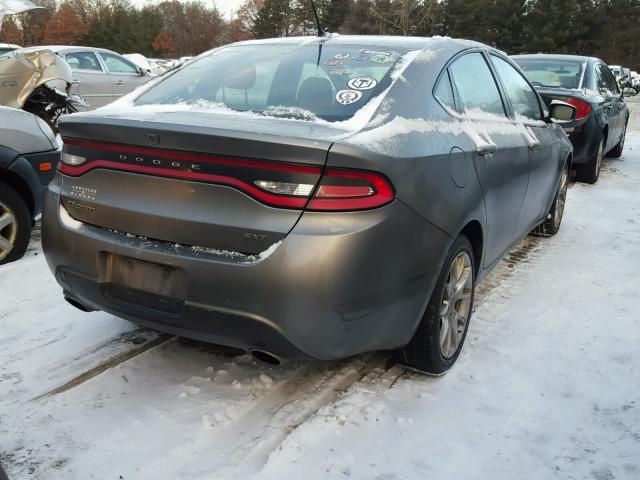 1C3CDFBA6DD338998 - 2013 DODGE DART SXT GRAY photo 4