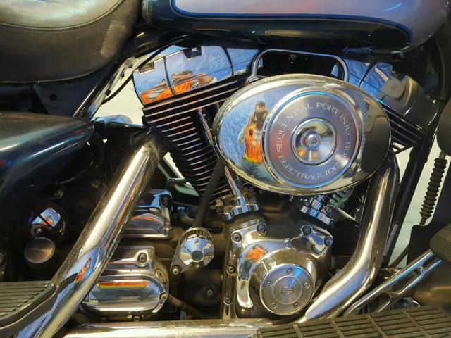 1HD1FCW101Y613600 - 2001 HARLEY-DAVIDSON FLHTCUI BLUE photo 7