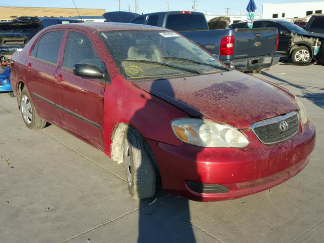 1NXBR32E75Z430886 - 2005 TOYOTA COROLLA CE MAROON photo 1