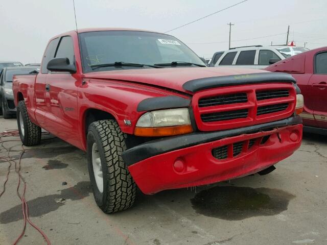 1B7GL22X3WS528740 - 1998 DODGE DAKOTA RED photo 1