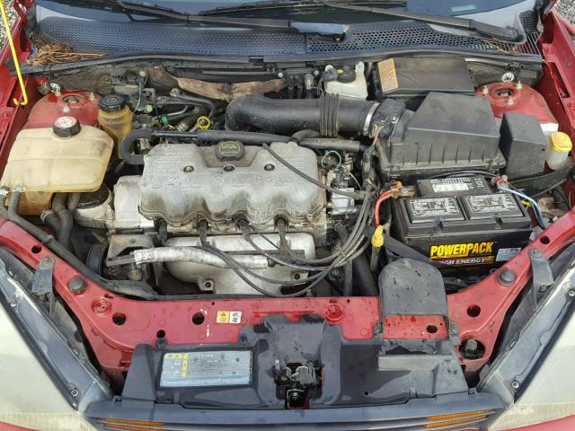 1FAFP33P13W250127 - 2003 FORD FOCUS LX RED photo 7