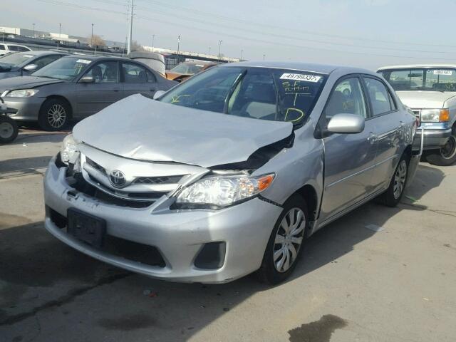 JTDBU4EE0C9177365 - 2012 TOYOTA COROLLA BA SILVER photo 2