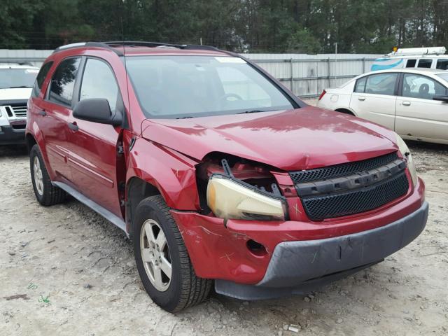 2CNDL13F956186758 - 2005 CHEVROLET EQUINOX LS RED photo 1