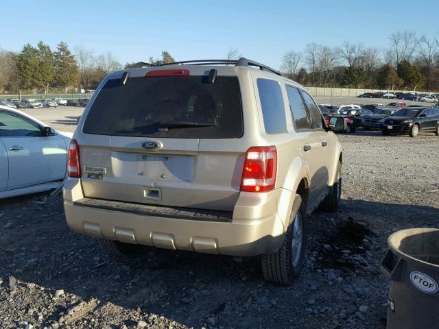 1FMCU0D75AKA04880 - 2010 FORD ESCAPE XLT CREAM photo 4