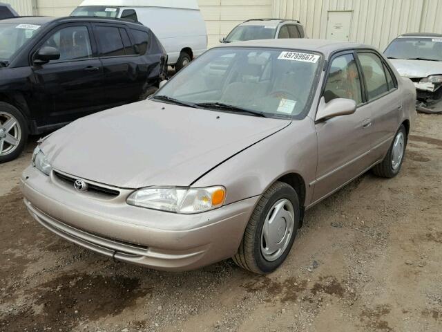 2T1BR12E7WC723680 - 1998 TOYOTA COROLLA VE GOLD photo 2