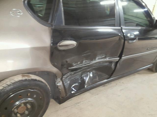 2G1WF55E329105756 - 2002 CHEVROLET IMPALA BLACK photo 9