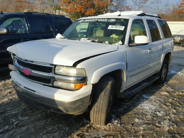 1GNEK13Z84R254175 - 2004 CHEVROLET TAHOE K150 WHITE photo 2