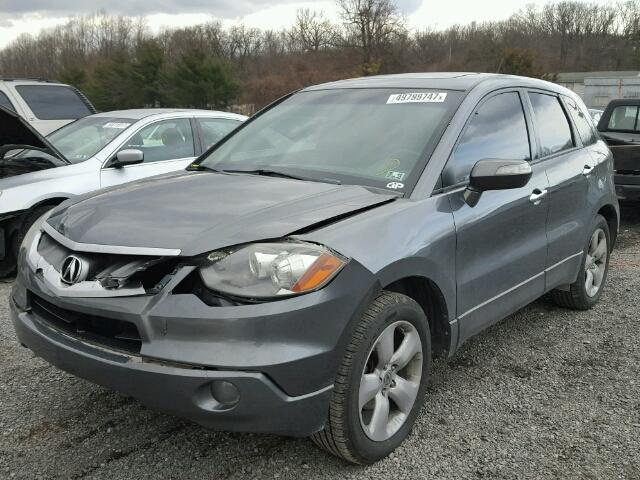 5J8TB18279A001092 - 2009 ACURA RDX GRAY photo 2