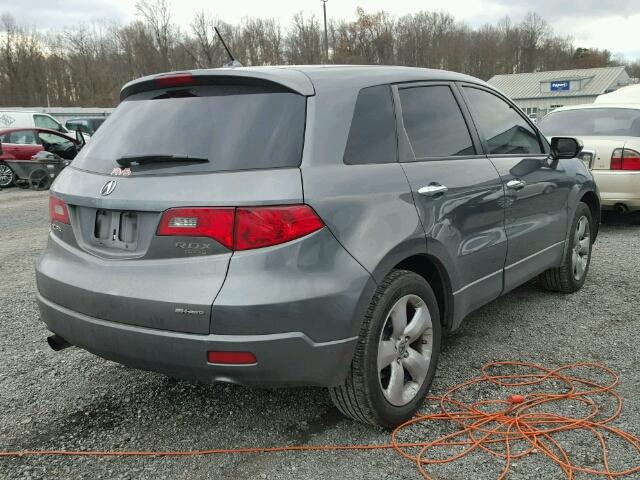 5J8TB18279A001092 - 2009 ACURA RDX GRAY photo 4