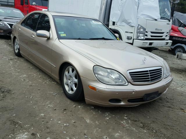WDBNG70J12A297391 - 2002 MERCEDES-BENZ S 430 GOLD photo 1