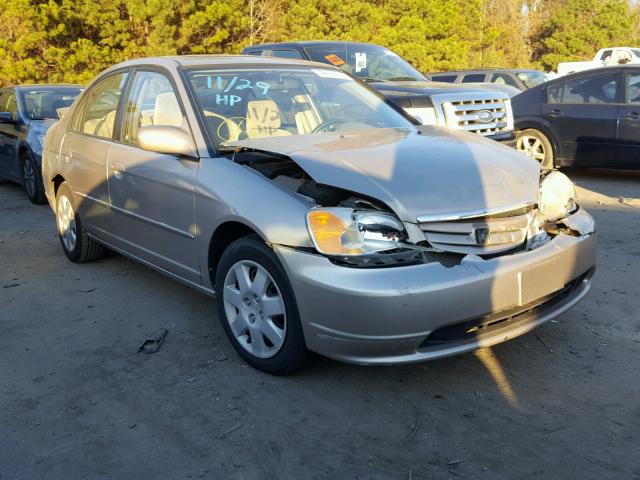 1HGES26702L026214 - 2002 HONDA CIVIC EX BEIGE photo 1