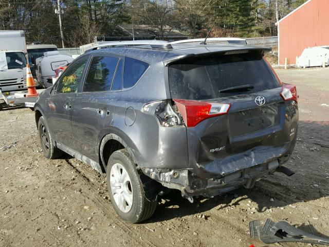 2T3BFREV5EW166078 - 2014 TOYOTA RAV4 LE GRAY photo 3