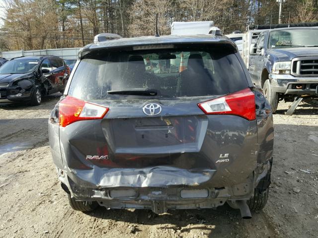 2T3BFREV5EW166078 - 2014 TOYOTA RAV4 LE GRAY photo 9