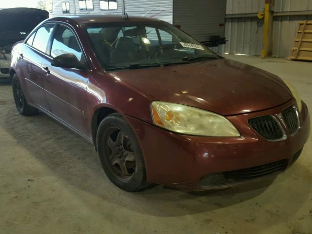 1G2ZG57B494220291 - 2009 PONTIAC G6 RED photo 1