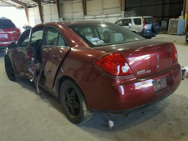 1G2ZG57B494220291 - 2009 PONTIAC G6 RED photo 3