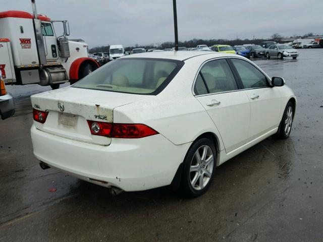 JH4CL96824C030089 - 2004 ACURA TSX WHITE photo 4