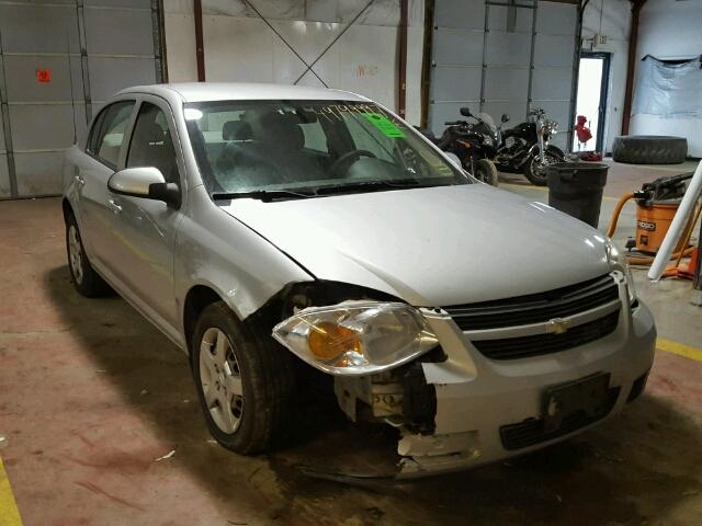 1G1AL55F077373958 - 2007 CHEVROLET COBALT LT SILVER photo 1