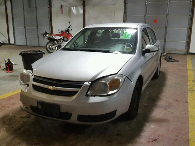 1G1AL55F077373958 - 2007 CHEVROLET COBALT LT SILVER photo 2