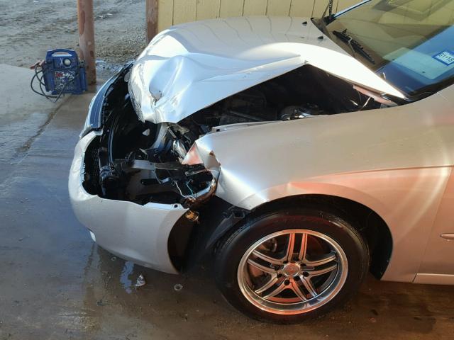 KNAFE222695641608 - 2009 KIA SPECTRA EX SILVER photo 9