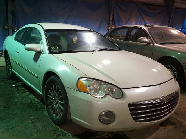 4C3AG52H43E190945 - 2003 CHRYSLER SEBRING LX WHITE photo 1