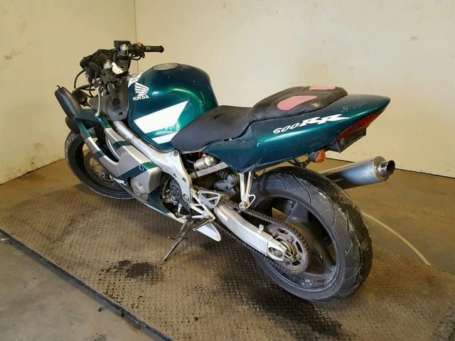 JH2PC3504YM103790 - 2000 HONDA CBR600 F4 GREEN photo 3