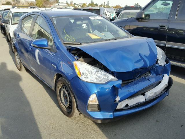 JTDKDTB39D1531218 - 2013 TOYOTA PRIUS C BLUE photo 1