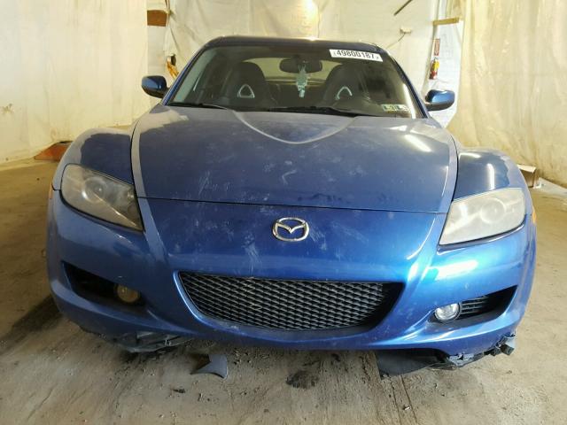 JM1FE17N440119291 - 2004 MAZDA RX8 BLUE photo 9