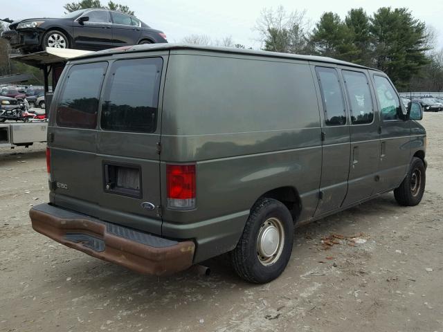 1FTRE14282HA50644 - 2002 FORD ECONOLINE GREEN photo 4