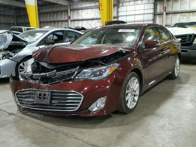 4T1BK1EBXFU164596 - 2015 TOYOTA AVALON XLE MAROON photo 2