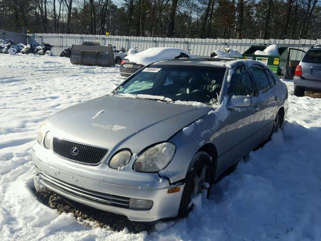 JT8BD68S5X0074464 - 1999 LEXUS GS 300 GRAY photo 2