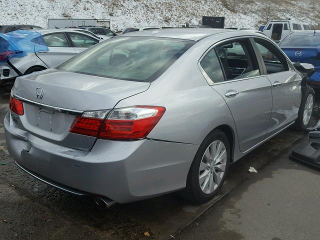 1HGCR2F81EA118816 - 2014 HONDA ACCORD EXL SILVER photo 4