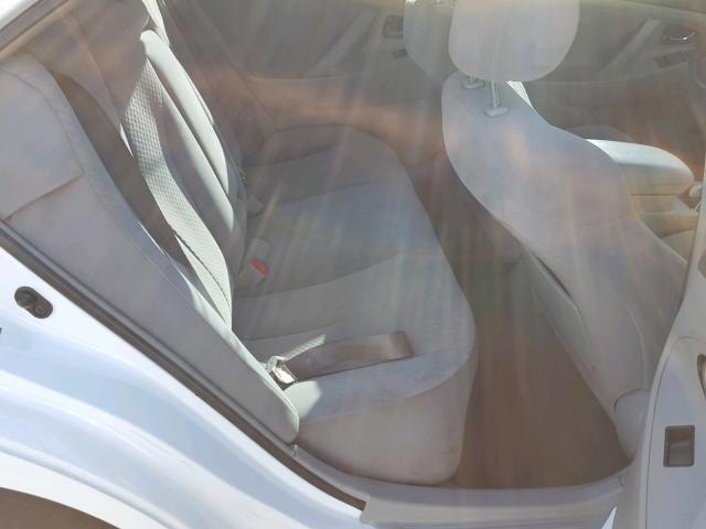 4T1BE46K69U811233 - 2009 TOYOTA CAMRY BASE WHITE photo 6