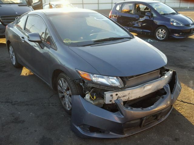 2HGFG3B52CH537986 - 2012 HONDA CIVIC LX GRAY photo 1