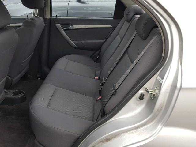 KL1TD56658B237861 - 2008 CHEVROLET AVEO BASE Srebrny zdjęcie 6