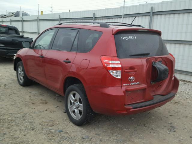 JTMBF4DV7A5030430 - 2010 TOYOTA RAV4 RED photo 3