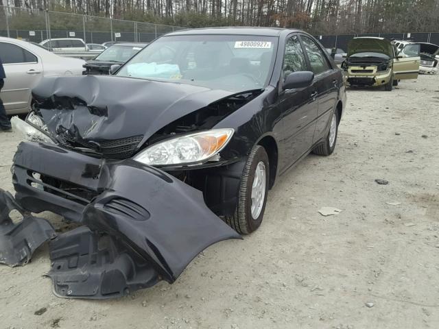 4T1BF32K93U037435 - 2003 TOYOTA CAMRY LE BLACK photo 2