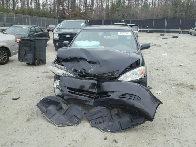 4T1BF32K93U037435 - 2003 TOYOTA CAMRY LE შავი ფოტო 9