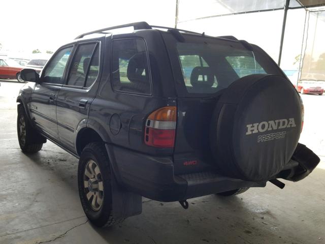 4S6CM58W1X4412005 - 1999 HONDA PASSPORT E BLACK photo 3