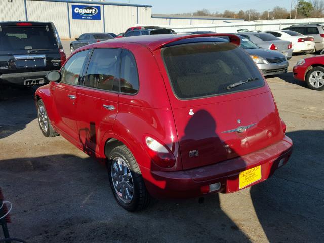 3A8FY68B96T244181 - 2006 CHRYSLER PT CRUISER RED photo 3