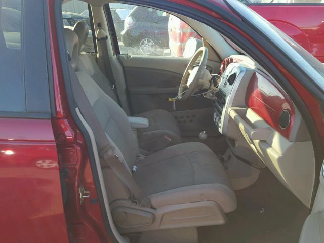 3A8FY68B96T244181 - 2006 CHRYSLER PT CRUISER RED photo 5