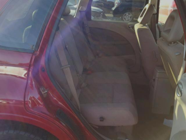 3A8FY68B96T244181 - 2006 CHRYSLER PT CRUISER RED photo 6