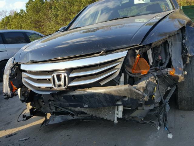 1HGCP2F87BA137758 - 2011 HONDA ACCORD EXL BLACK photo 9