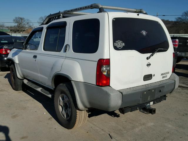 5N1ED28T3YC524902 - 2000 NISSAN XTERRA XE WHITE photo 3