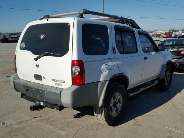 5N1ED28T3YC524902 - 2000 NISSAN XTERRA XE WHITE photo 4