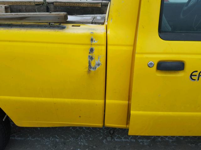 1FTYR10U34PB64325 - 2004 FORD RANGER YELLOW photo 10